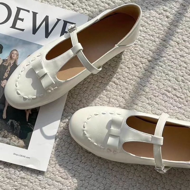 Women'S Fashion Summer 2025 - Neue französische Seil-Mary-Jane-Schuhe 2025, Sommer, weiße