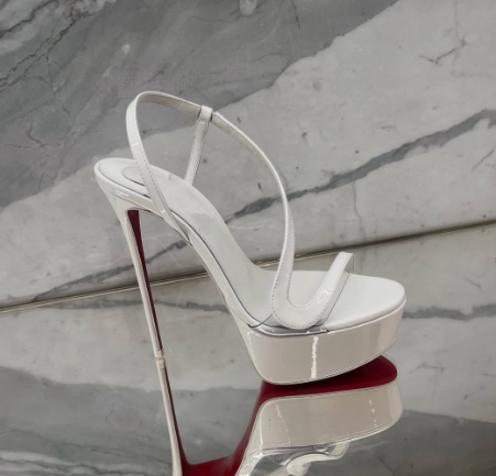 Women'S Fashion Spring Summer 2026 - Metallische Leder-Plateau-Stilettos, sexy roségoldene Sandalen, Sommer