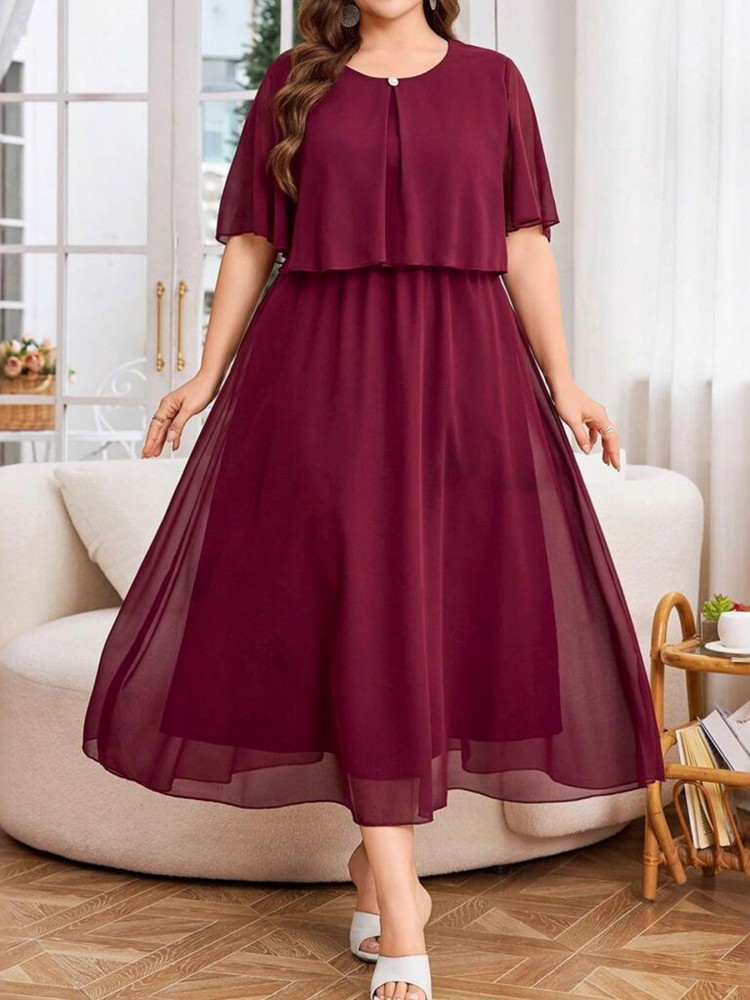 Xl Women'S Fashion - XL-5XL Plus Größe Kleidung Kleider Frauen
