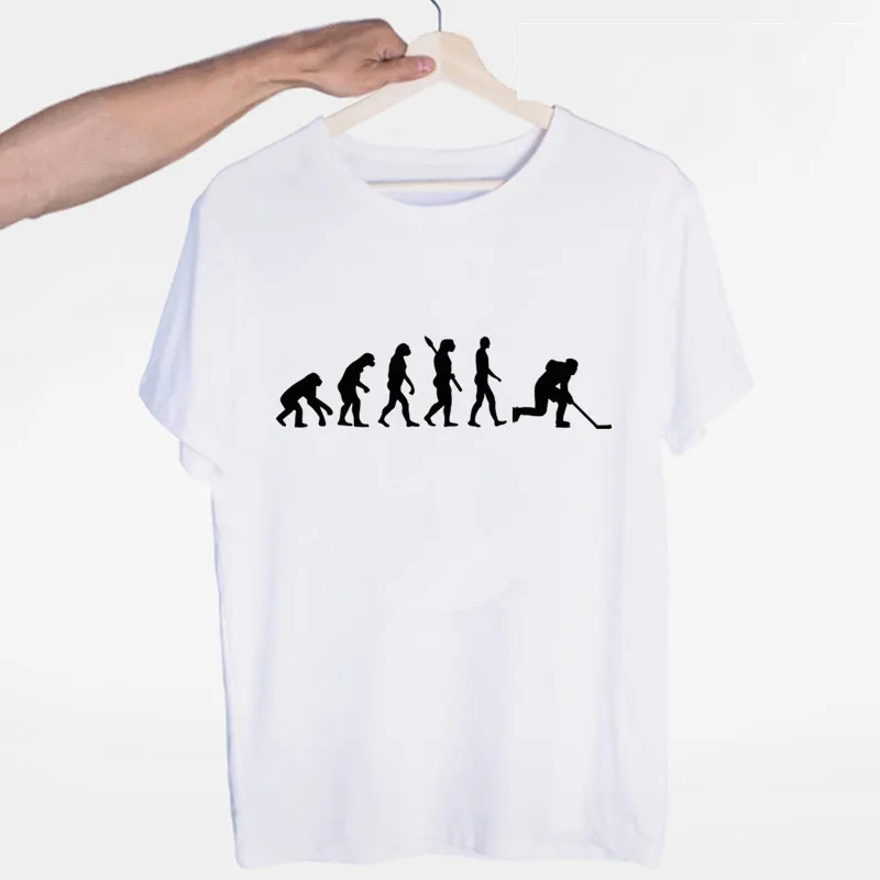 Women Fashion Evolution - Männer Evolution von Eis Hockeyer T-shirt