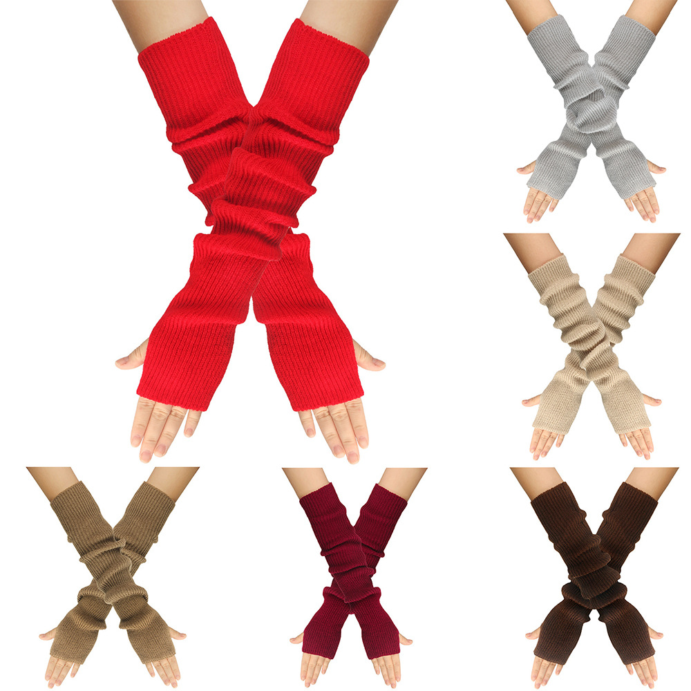 Women'S Fashion Gloves - Herbst und Winter gestrickte Handschuhe für