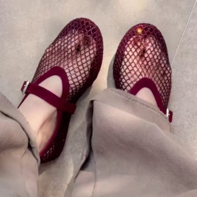 Women'S Fashion Loafers - Hohle Strass-Baotou-Sandalen für Damen 2026 –