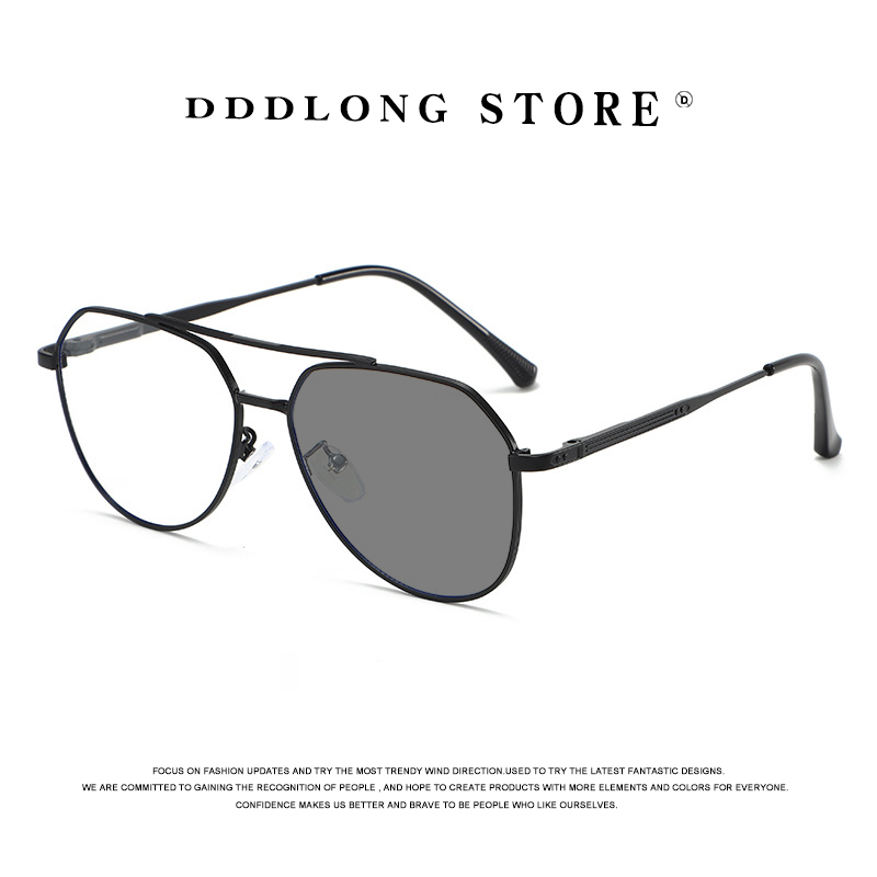 Women'S Fashion Eyewear - DDDLONG Retro Punk Mode Pilot Photochrome