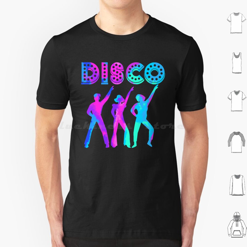 Women'S Fashion Of The 70S - Disco 70er Neon Dance Party T