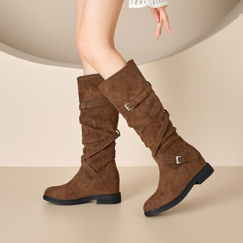 Women'S Fashion Winter 2026 - 2026 Damen Herbst-Winter Mode-Stiefel mit Erhöhter