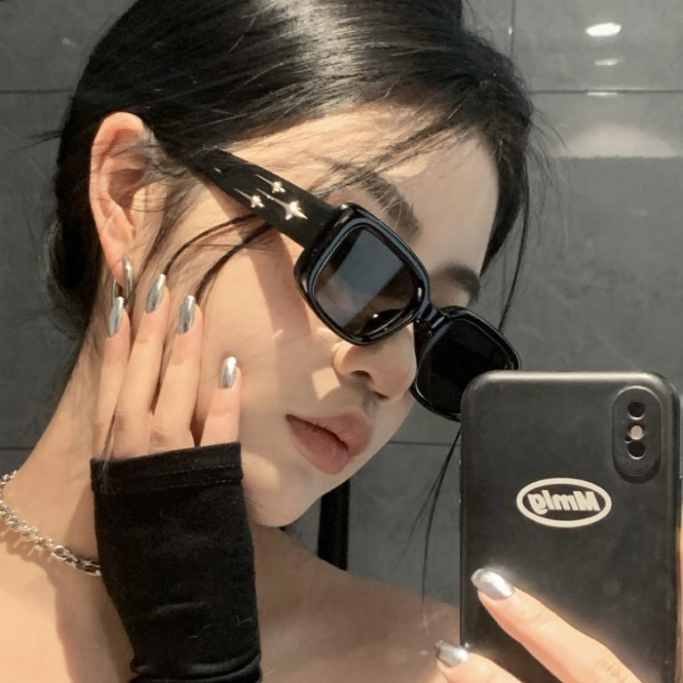 Women'S Fashion Eyewear - Retro Y2K-Stil Kleine Quadratische Sonnenbrille für