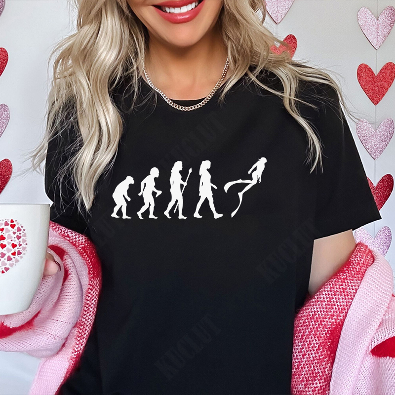 Lustige Evolution des Tauchens – Women Fashion Evolution Bewertung und Preis