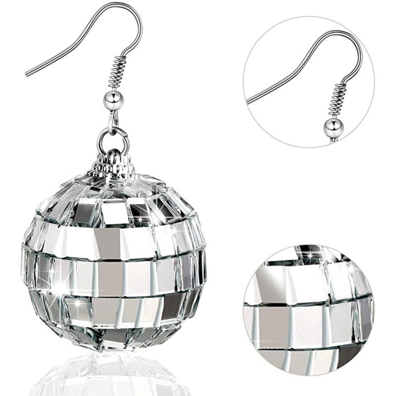 31BB Disco-Kugel-Ohrringe, bau – Women'S Fashion Of The 70S Bewertung und Preis