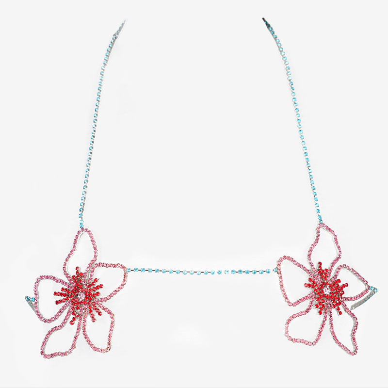 Stonefans Rosa Blume Brust Ket – Women'S Fashion Harness Bewertung und Preis