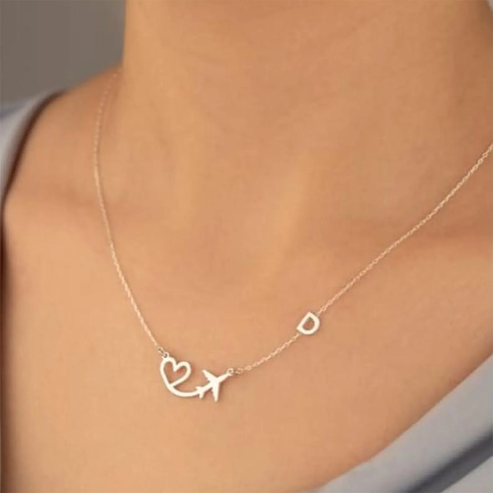 Personalisierte Herz-Flugzeug- – Women Fashion Names Bewertung und Preis