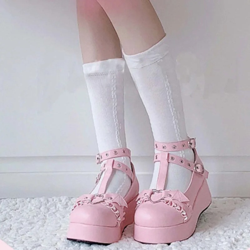 Neue Sweet Heart Buckle Wedges – Women'S Fashion Loafers Bewertung und Preis