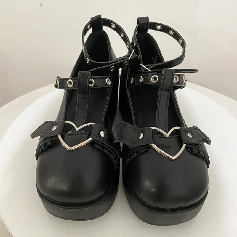 Neue Sweet Heart Buckle Wedges – Women'S Fashion Loafers Bewertung und Preis