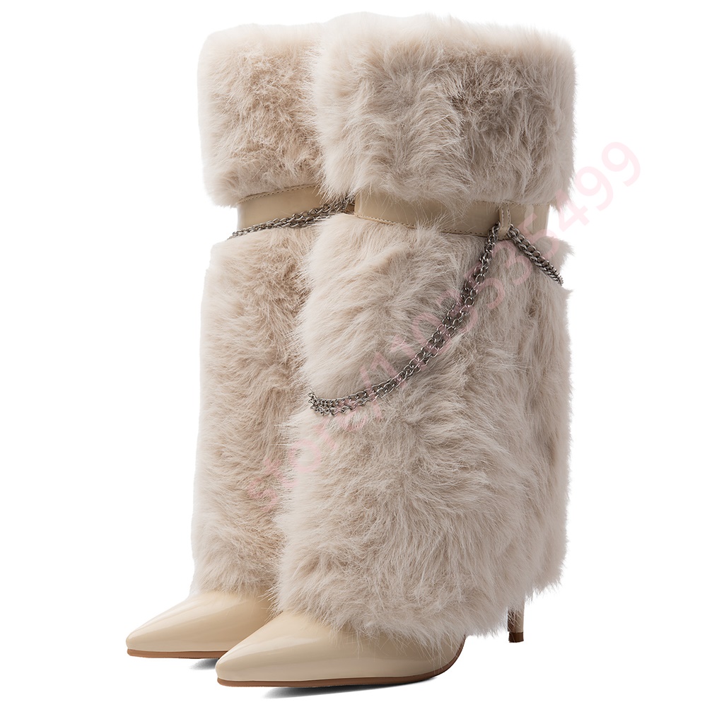 2026 Flauschige Fellstiefel fü – Women'S Fashion Winter 2026 Bewertung und Preis