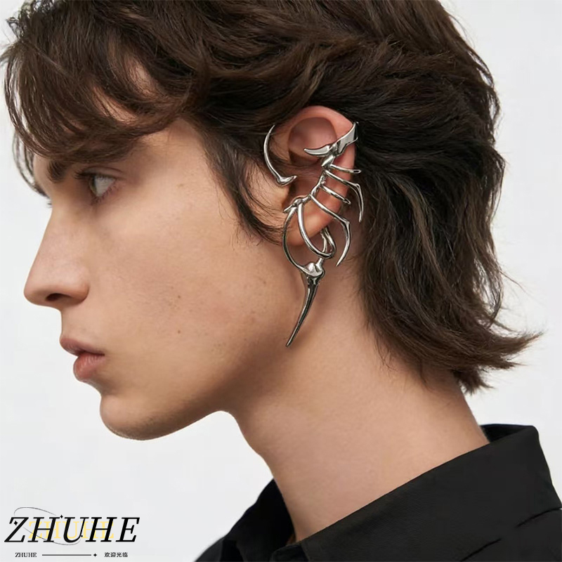 Edgy Skeleton-Style Ohrmansche – Women'S Fashion Edgy Bewertung und Preis