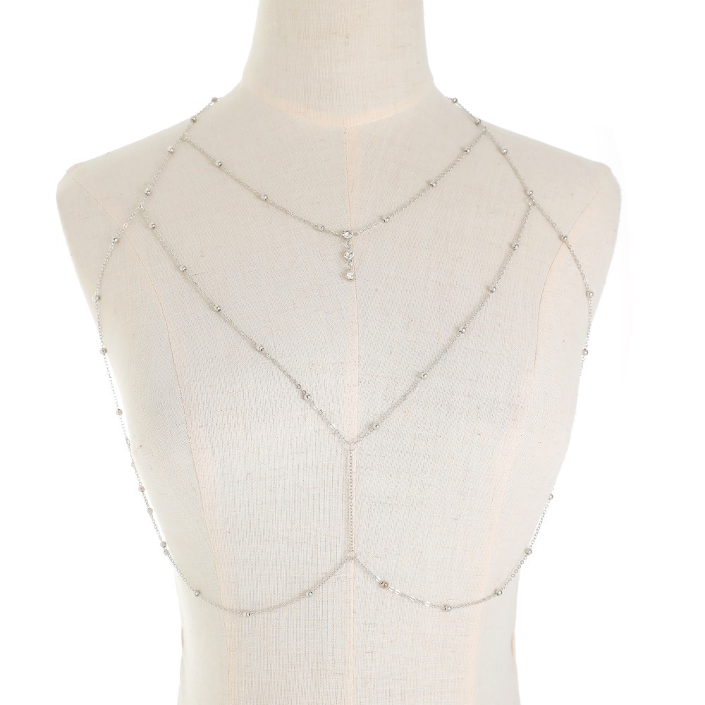 Sexy Kristall Brust Kette Harn – Women'S Fashion Harness Bewertung und Preis