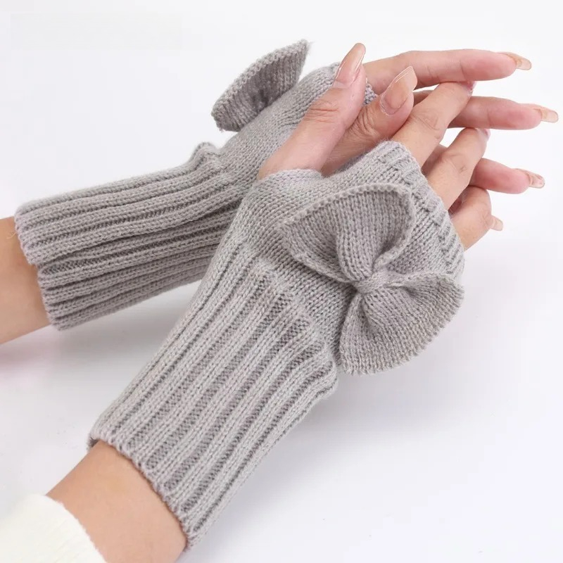 Gestrickte fingerlose Handschu – Women'S Fashion Gloves Bewertung und Preis