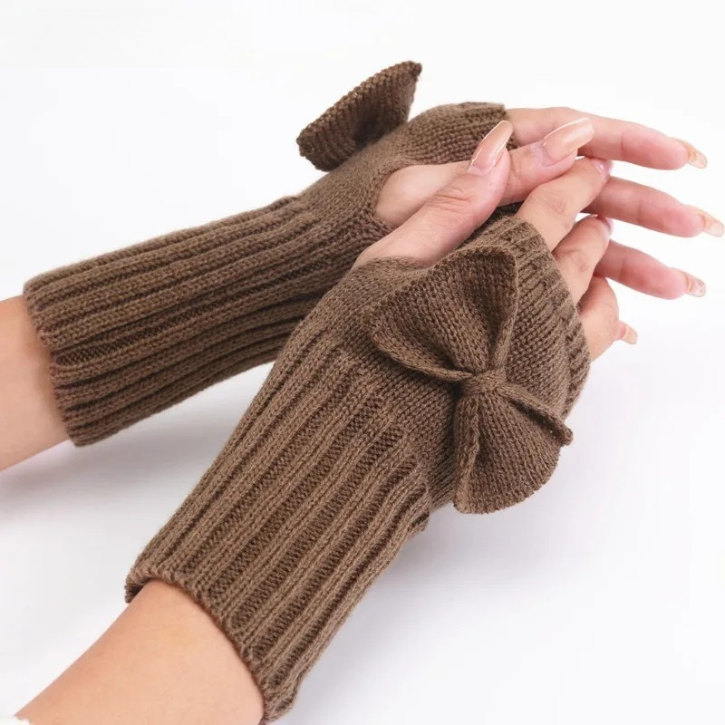 Gestrickte fingerlose Handschu – Women'S Fashion Gloves Bewertung und Preis
