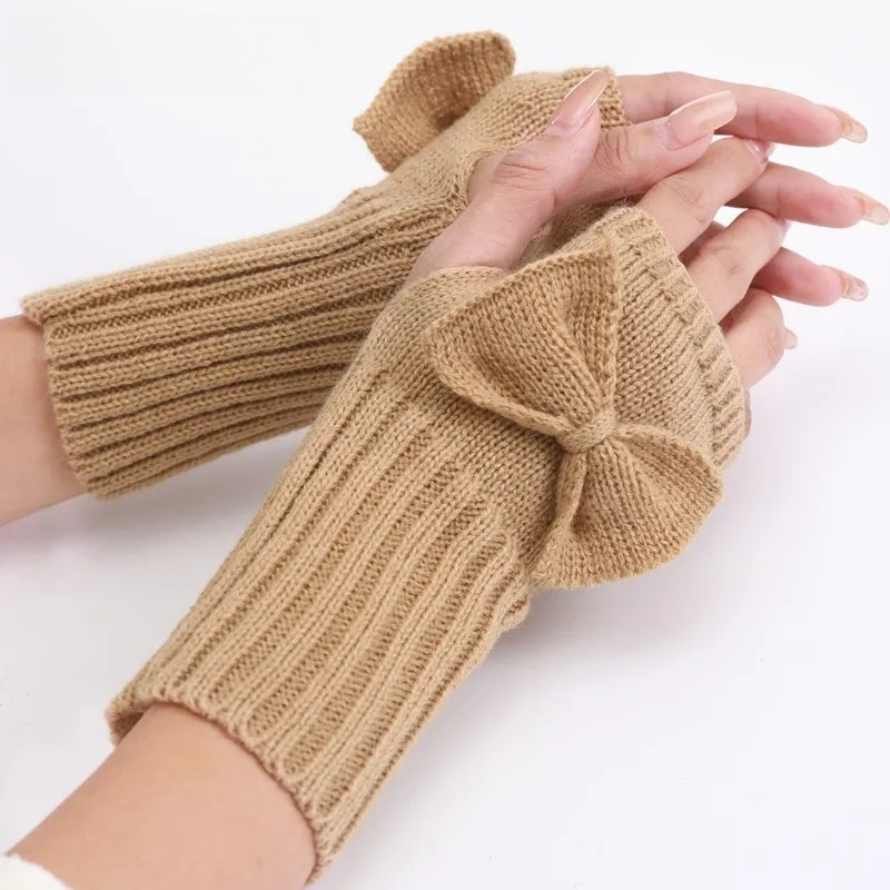 Gestrickte fingerlose Handschu – Women'S Fashion Gloves Bewertung und Preis