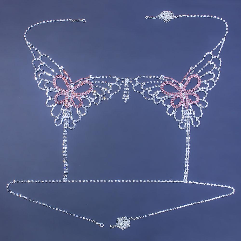 Sexy Schmetterling Strass Kett – Women'S Fashion Harness Bewertung und Preis