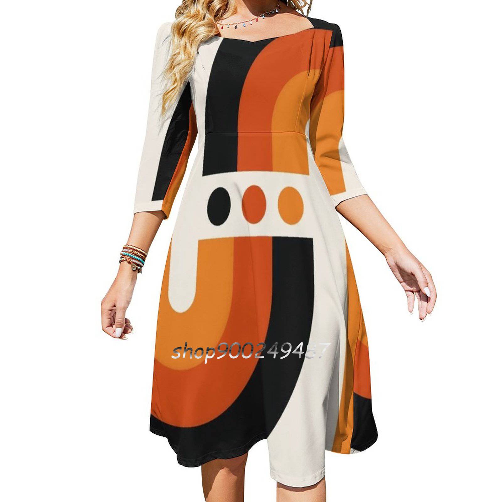 Sunset Regenbogen Flare Kleid  – Women'S Fashion Of The 70S Bewertung und Preis