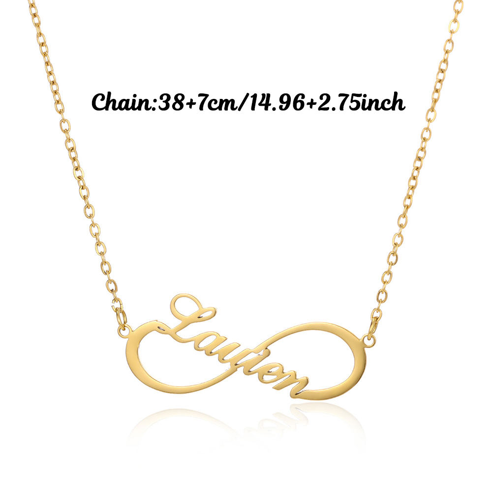 Personalisierte Infinity-Halsk – Women Fashion Names Bewertung und Preis