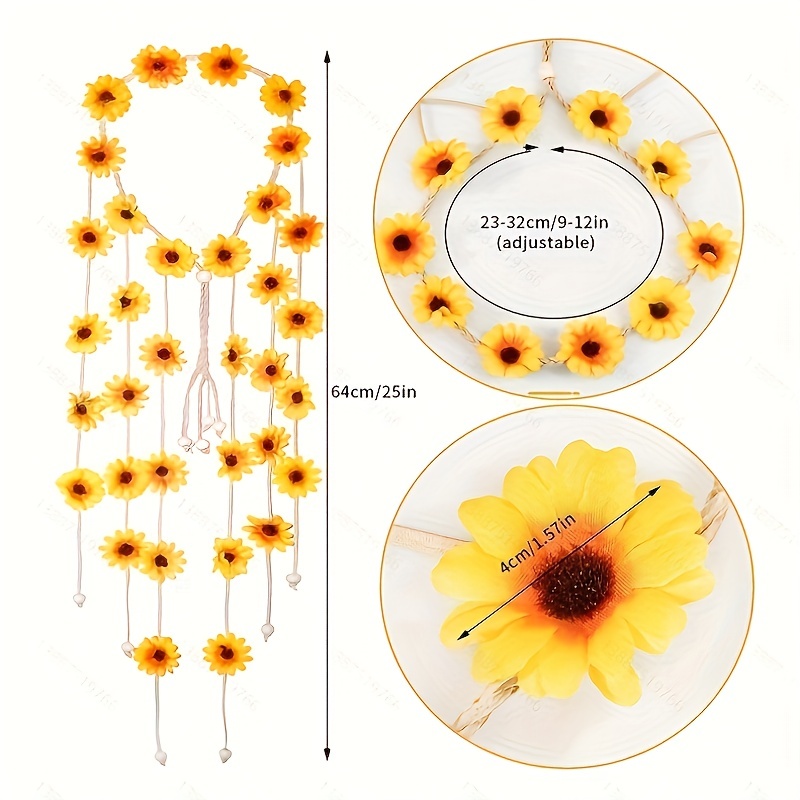 Blumen-Hippie-Stirnband, Blume – Women'S Fashion Of The 70S Bewertung und Preis