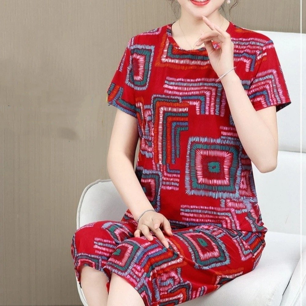 Modische Übergrößen-T-Shirt-Se – Women'S Fashion Pajamas Bewertung und Preis